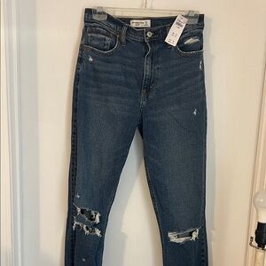 Abercrombie&Fitch NWT High Rise 27 LONG